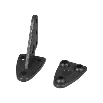 Harfington Uxcell Control Horn, 16x17mm Plastic Horns with 3 Holes 1.6mm for RC Airplane Parts Black 10 Sets