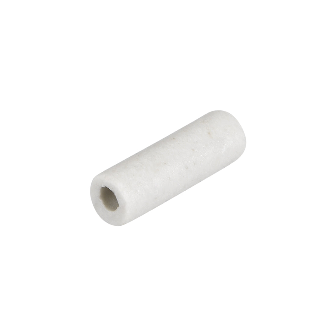 uxcell Uxcell 1mm Dia Ceramic Insulation Tube Single Bore Porcelain Insulator Pipe 500 Pcs