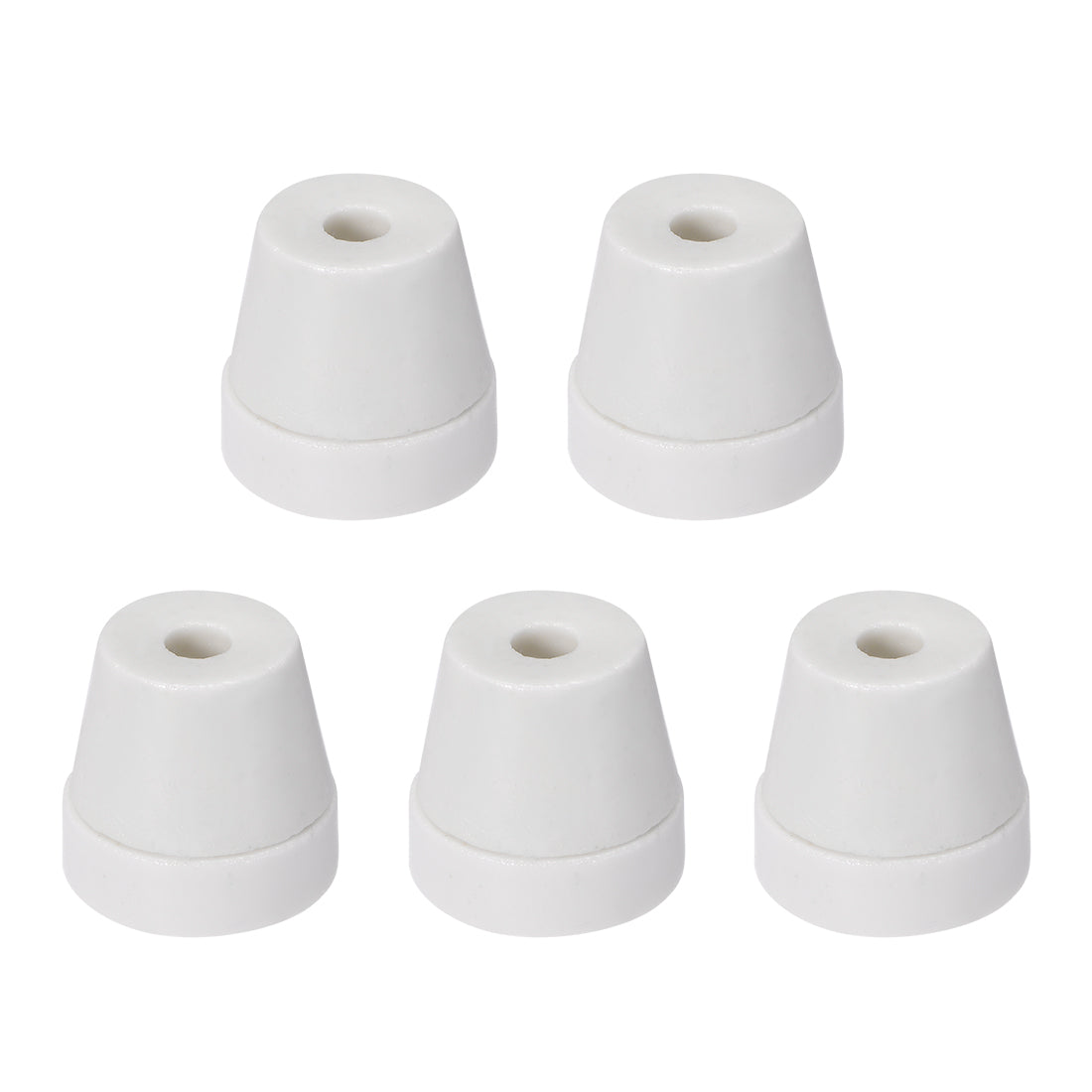 uxcell Uxcell 6.3mm Dia Ceramic Tapered Insulators Beads Alumina Porcelain Stepped Insulator for Heating Wire 5 Pcs