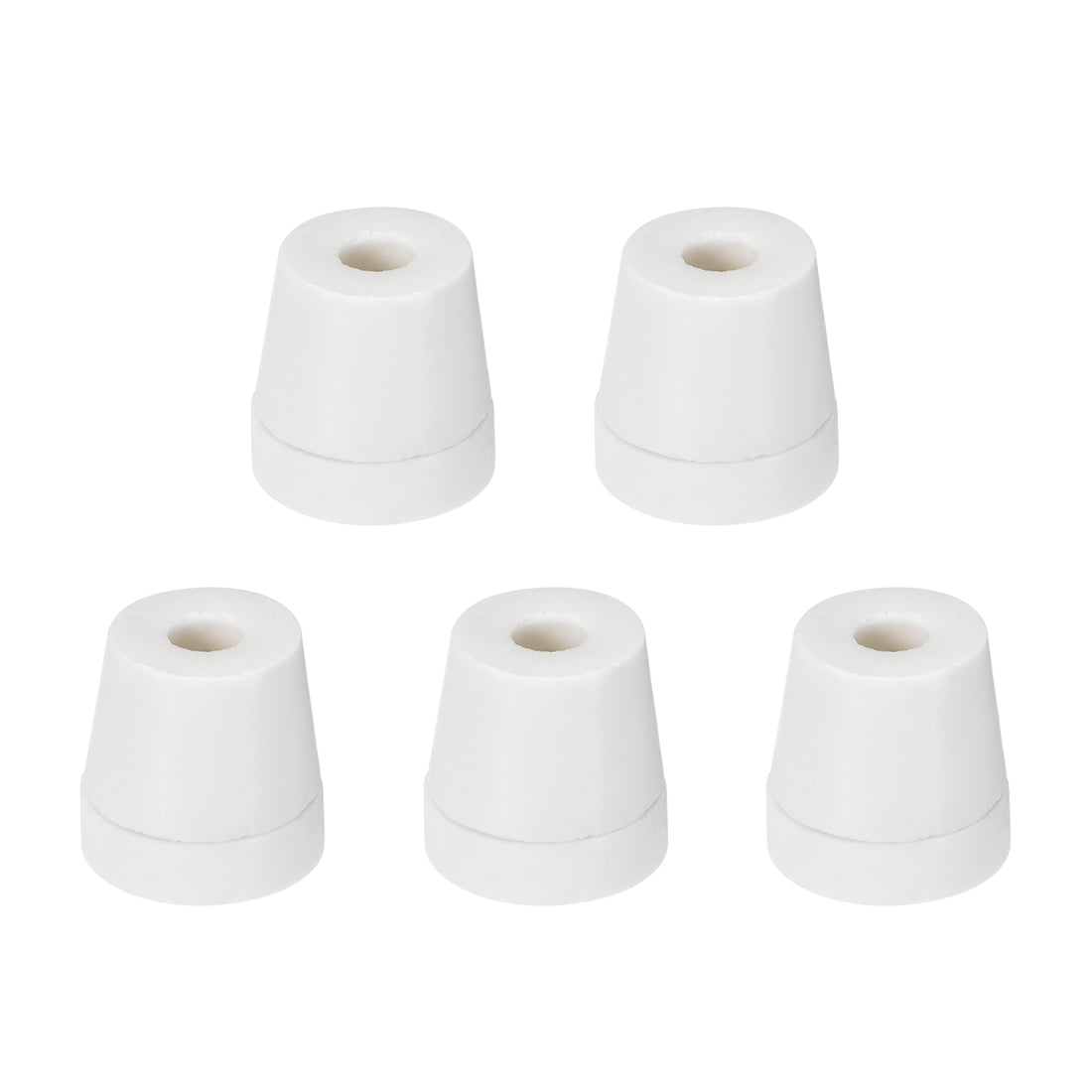 uxcell Uxcell 6.5mm Dia Ceramic Tapered Insulators Beads Alumina Porcelain Stepped Insulator for Heating Wire 5 Pcs
