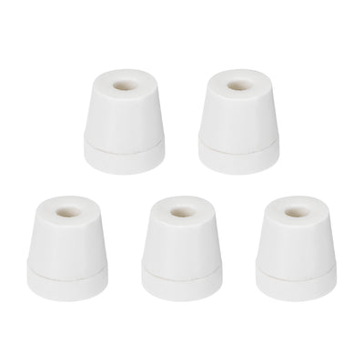 Harfington Uxcell 6.5mm Dia Ceramic Tapered Insulators Beads Alumina Porcelain Stepped Insulator for Heating Wire 5 Pcs