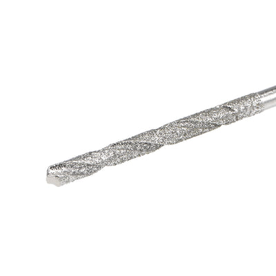 Harfington Uxcell 2.5mm Metric Diamond Coated Twist Drill Bits High Speed Steel 5 Pcs