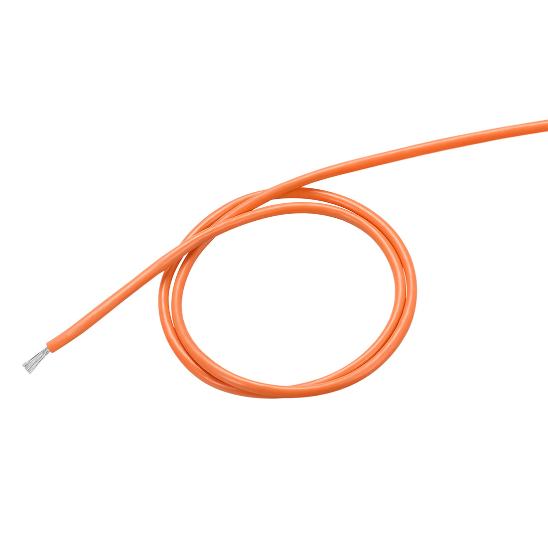 uxcell Uxcell Silicone Wire 28 AWG 33 Feet Electric Wire Strands of Tinned Copper Wire Orange