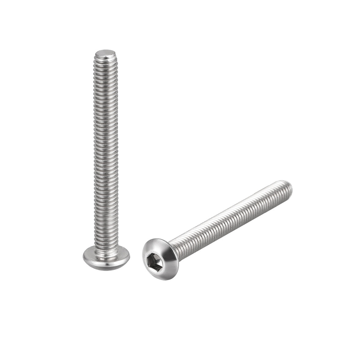 uxcell Uxcell M3x25mm Machine Screws Hex Socket Round Head Screw 304 Stainless Steel Fasteners Bolts 20pcs