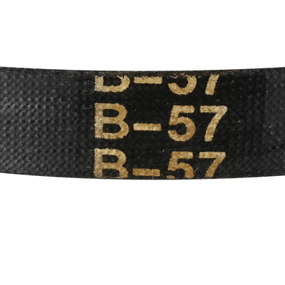 Harfington Uxcell B-57 V-Belts 57" Inner Length, B-Section Rubber Drive Belt