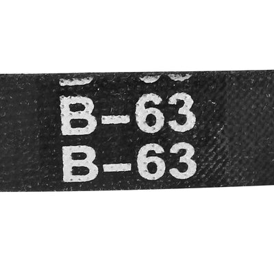 Harfington Uxcell B-63 V-Belts 63" Inner Length, B-Section Rubber Drive Belt