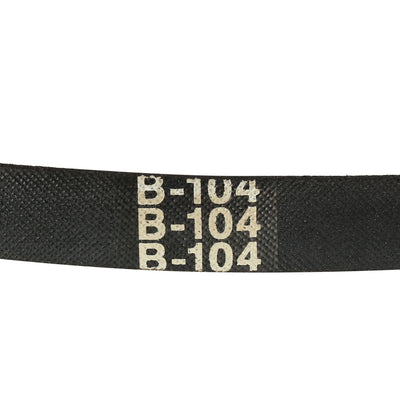 Harfington Uxcell B-104 V-Belts 104" Inner Length, B-Section Rubber Drive Belt