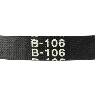 Harfington Uxcell B-106 V-Belts 106" Inner Length, B-Section Rubber Drive Belt