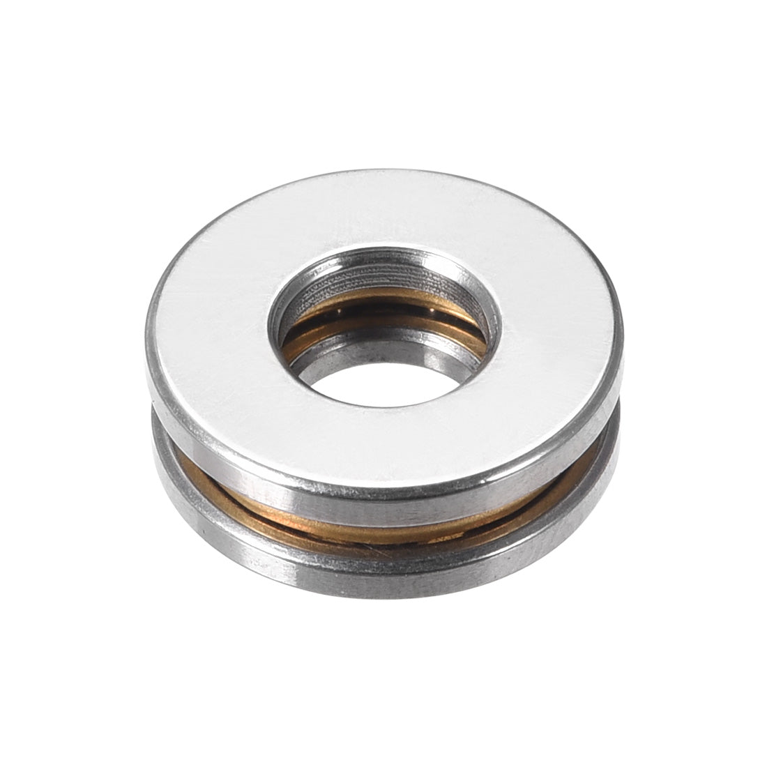 uxcell Uxcell F5-12M Miniature Thrust Ball Bearings 5x12x4mm Chrome Steel with Washers 2 Pcs