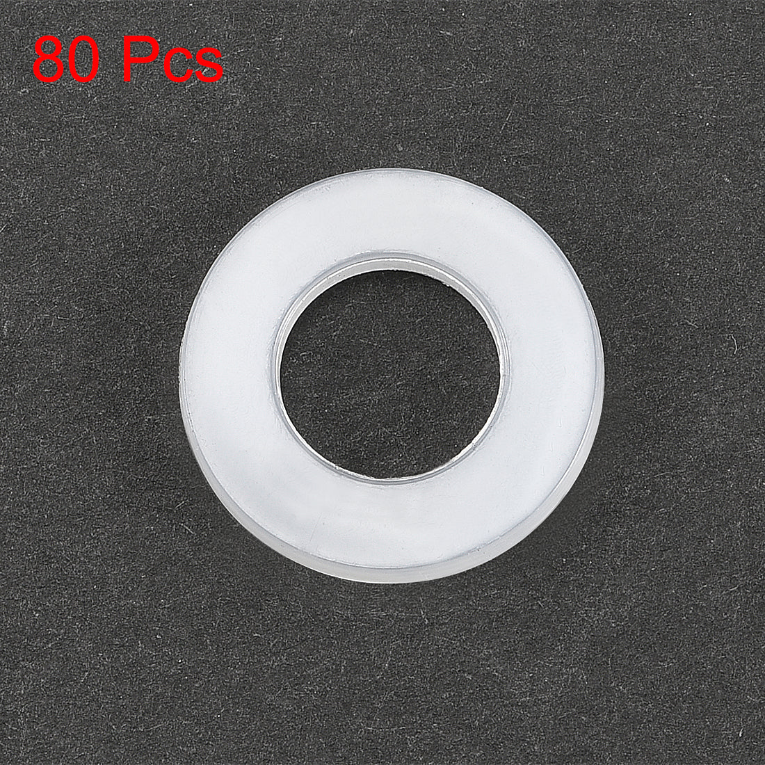 uxcell Uxcell Insulating Washer, 80Pcs 8mm x 16mm x 1.5mm White Vulcanized Fiber Washer, Insulation Gasket for Motherboard