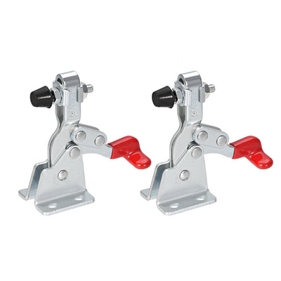 Harfington Uxcell 2 Pcs Hand Tool Vertical Toggle Clamp Quick Release Clamp 150 lbs/68kg