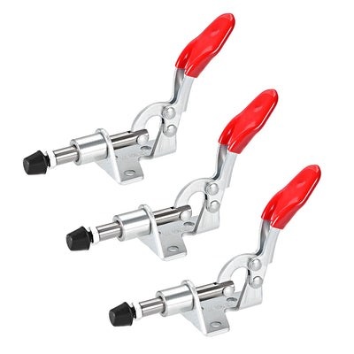 Harfington Uxcell 3 Pcs Hand Tool Pull Push Action Toggle Clamp Quick Release Clamp 100 lbs/45kg Holding Capacity 16.7mm Stroke