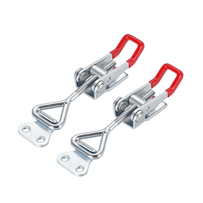 Harfington Uxcell 2 Pcs Hand Tool Latch Action Toggle Clamp Quick Release Clamp 500 lbs/220kg Holding Capacity