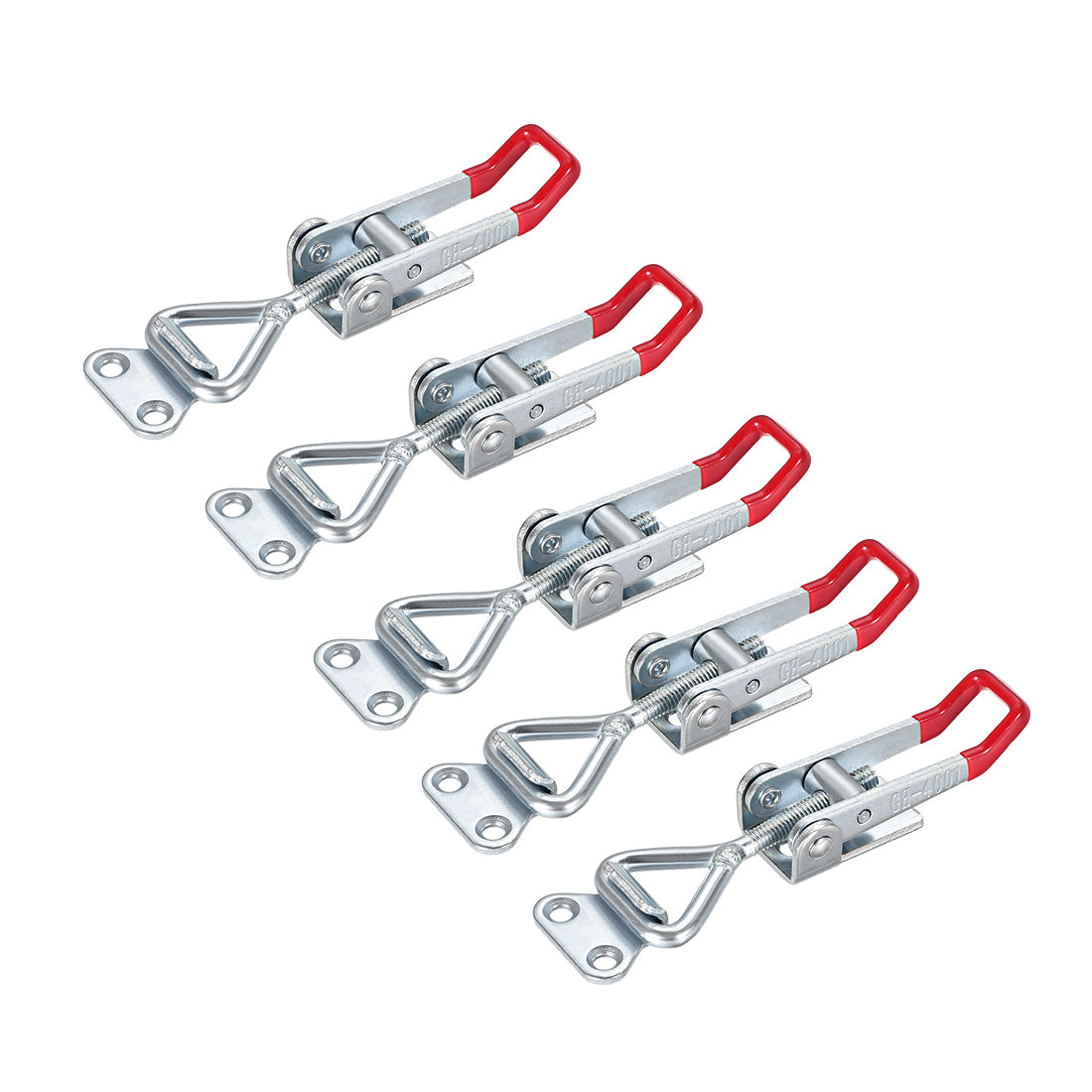 uxcell Uxcell 5 Pcs Hand Tool Latch Action Toggle Clamp Quick Release Clamp 330 lbs/150kg Holding Capacity