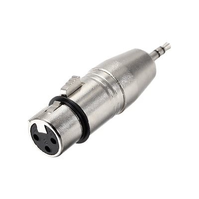Harfington Uxcell XLR Female to 1/8" Male TRS Adapter,Gender Changer - XLR-F to 3.5mm Coupler	Adapters,Microphone Plug In Audio Connector,Mic Female Plug