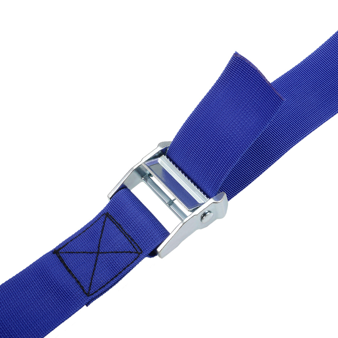 uxcell Uxcell 2.5M x 5cm Lashing Strap Cargo Tie Down Straps w Cam Lock Buckle 500Kg Work Load, Blue, 2Pcs