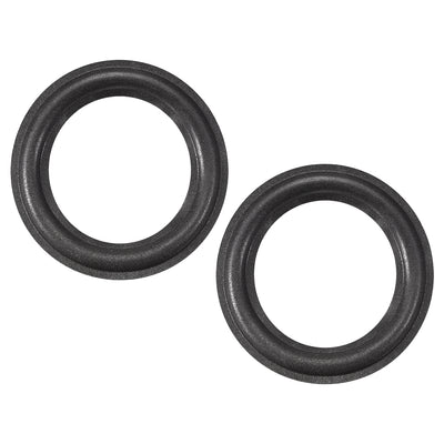 Harfington Uxcell 3.5" 3.5 inches Speaker Foam Edge Surround Rings Replacement Parts for Speaker Repair or DIY 2pcs
