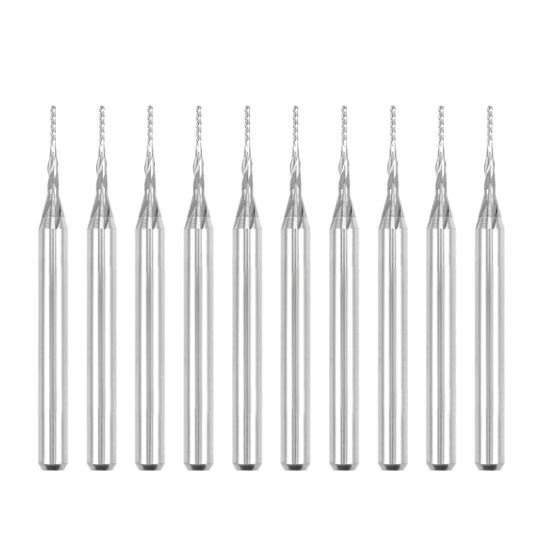 Uxcell Carbide End Mill CNC Router Bits – 1/8" Shank, 1.5mm Diameter, 2 Flute – Perfect For Acrylic, PVC, Wood, MDF & More
