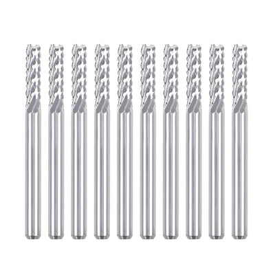Harfington Uxcell Carbide End Mill Engraving Milling Cutter CNC Router Bits for PCB Machine