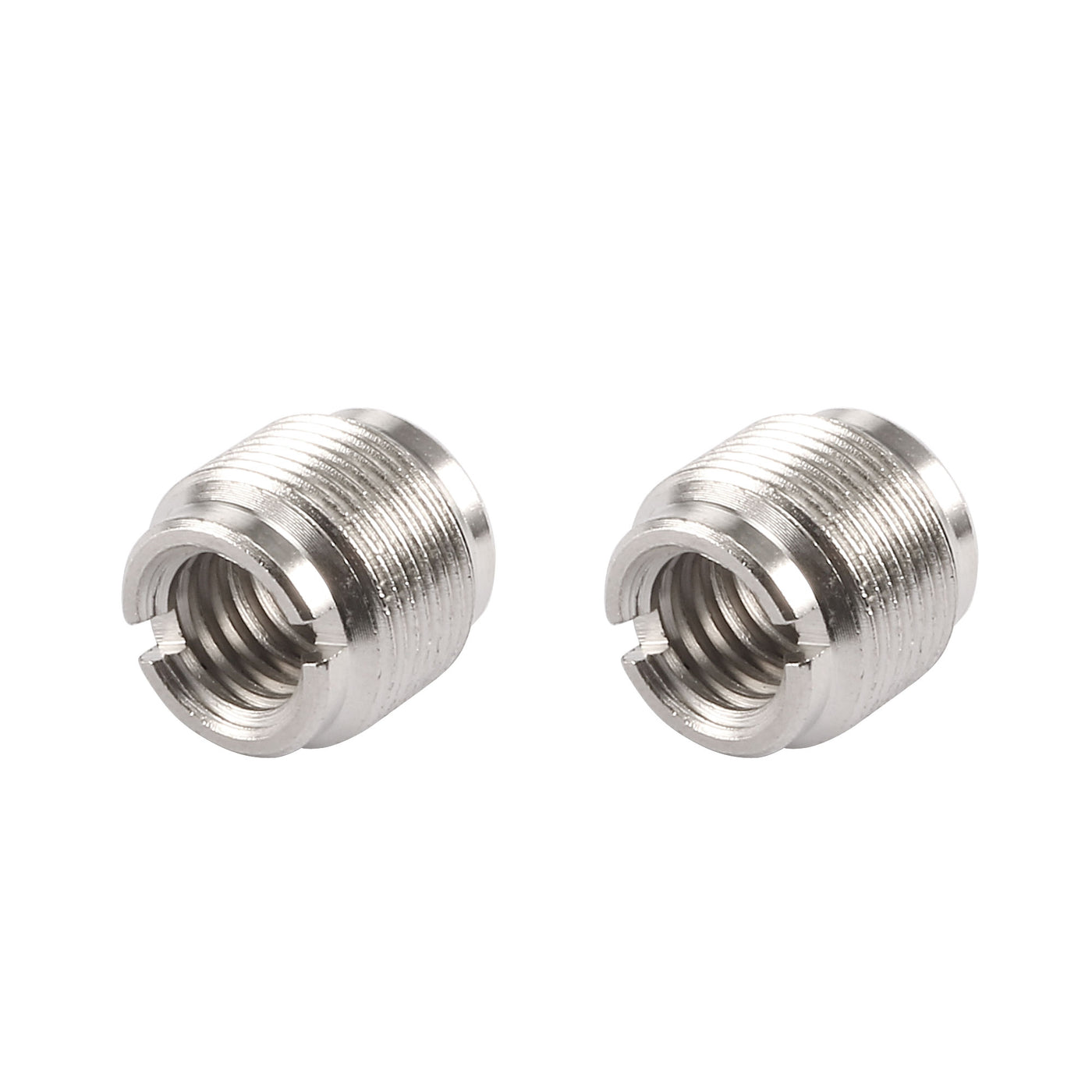 uxcell Uxcell 3/8” Female To 5/8" Male Threaded Screw Adapter For Microphone Stand Iron 2pcs