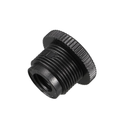 Harfington Uxcell 3/8” Female to 5/8" Male Threaded Screw Adapter for Mic Stand Plastic 2pcs