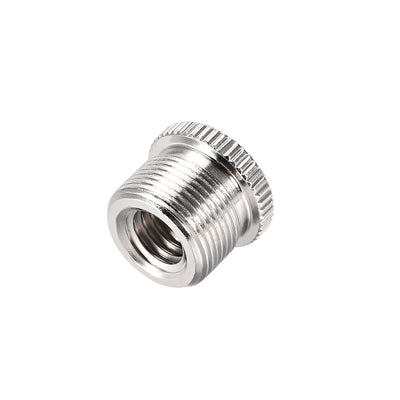 Harfington Uxcell 3/8” Female To 5/8" Male Threaded Screw Adapter For Microphone Stand Copper 1pcs
