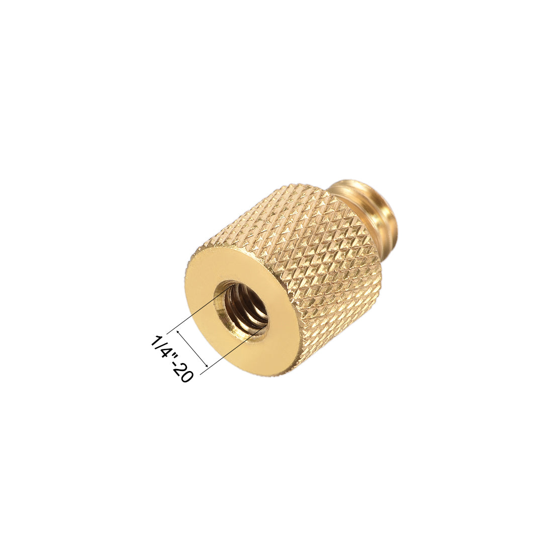 uxcell Uxcell 3/8" Male To 1/4" Female Threaded Screw Adapter For Microphone Tripod Stand 1pcs