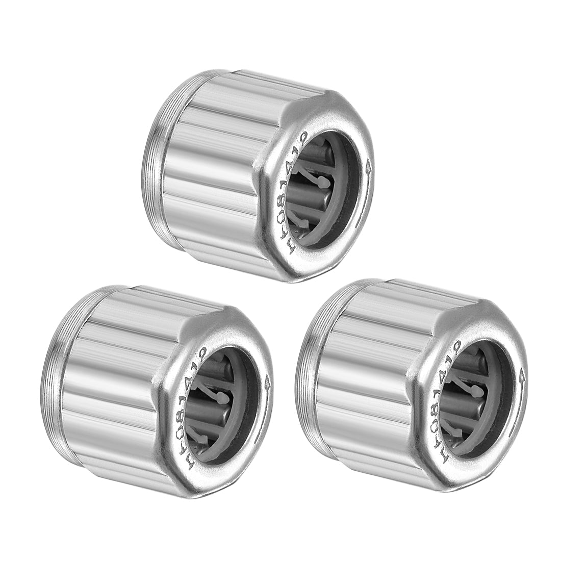 uxcell Uxcell Needle Roller Bearings, One Way Bearing, 8mm Bore 14mm OD 12mm Width 3pcs