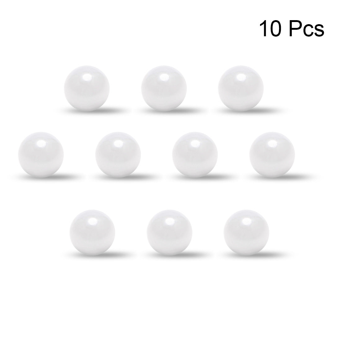 uxcell Uxcell 2.5mm Ceramic Bearing Balls, ZRO2 Zirconium Oxide Ball G10 Precision 10pcs
