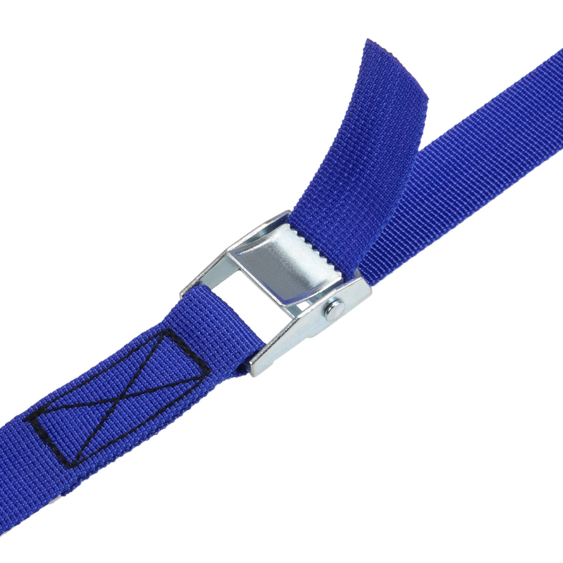 uxcell Uxcell 10M x 25mm Lashing Strap Cargo Tie Down Straps w Cam Lock Buckle 250Kg Work Load, Blue, 2Pcs