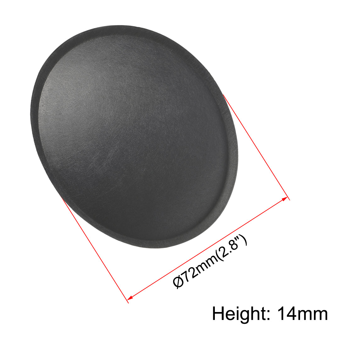 uxcell Uxcell Speaker Dust Cap 72mm/2.8" Diameter Subwoofer Paper Dome Coil Cover Caps