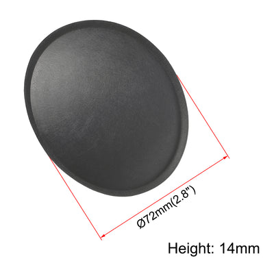 Harfington Uxcell Speaker Dust Cap 72mm/2.8" Diameter Subwoofer Paper Dome Coil Cover Caps 4 Pcs