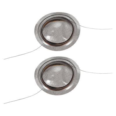 Harfington Uxcell 25.5mm Tweeter Voice Coil  Speaker High Tone Silk Dome Tweeter Accessory 2pcs