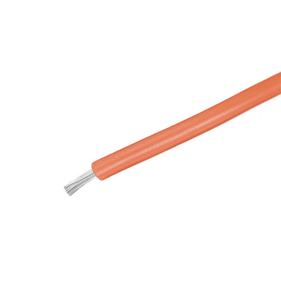 Harfington Uxcell Silicone Wire 20 AWG Electric Wire Strands of Tinned Copper Wire 7 ft Orange