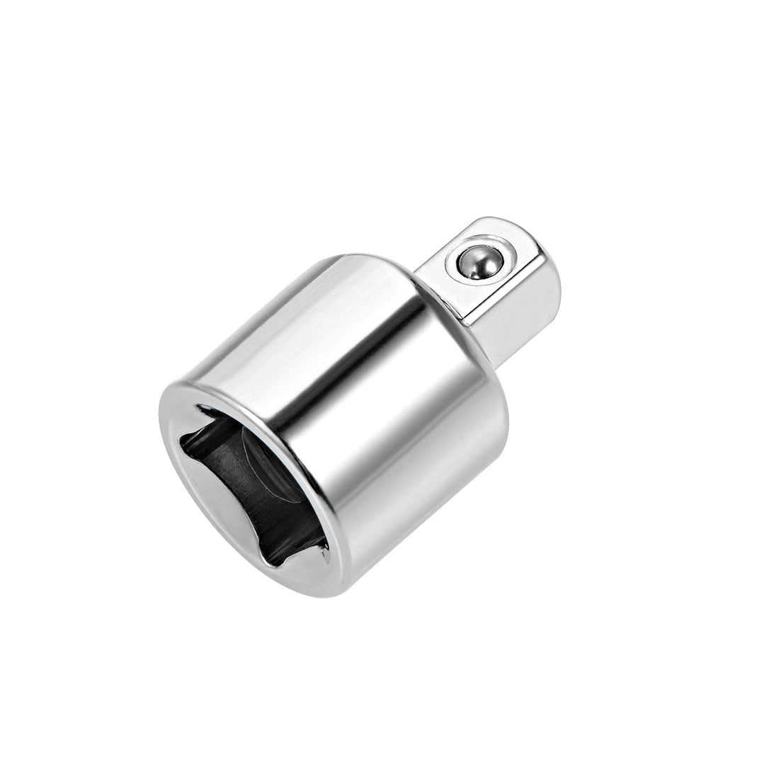 uxcell Uxcell 3/8 Inch Drive (F) x 1/4 Inch (M) Socket Reducer, Female to Male, Cr-V (Silver)