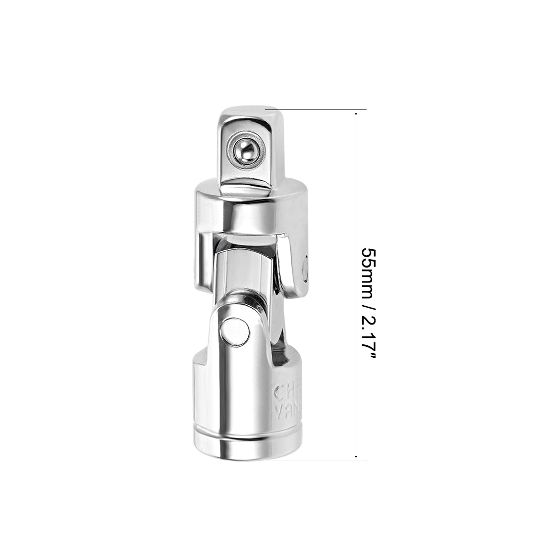 uxcell Uxcell 2 Pcs 3/8 Inch Drive Universal Joint Socket, Cr-V