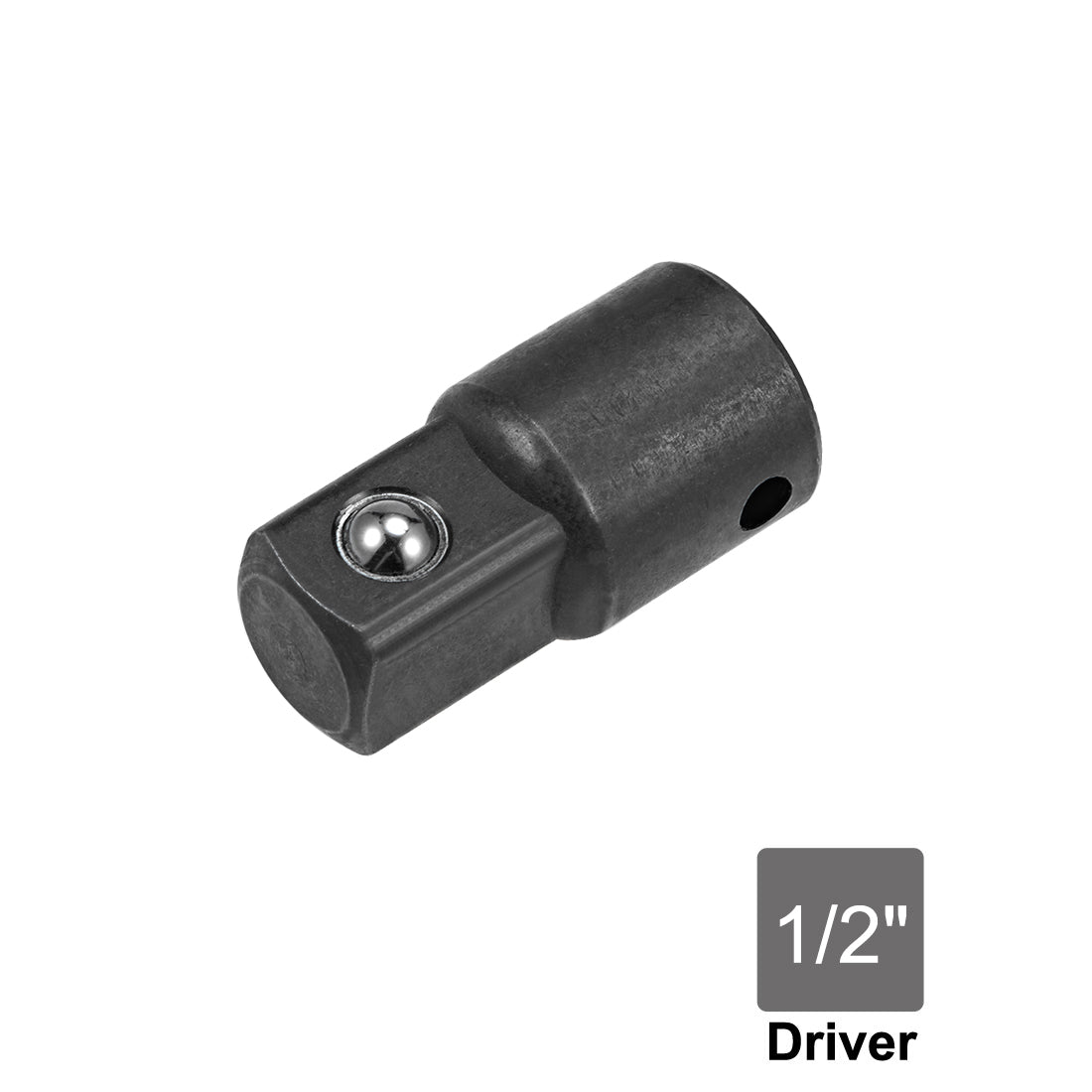 uxcell Uxcell 3/8 Inch Drive (F) x 1/2 Inch (M) Socket Adapter, Female to Male, Cr-V (Black)