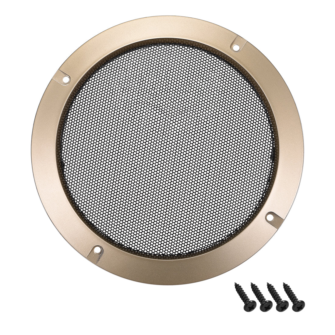 uxcell Uxcell 10" Speaker Grill Mesh Decorative Circle Subwoofer Guard Protector Cover Audio Accessories