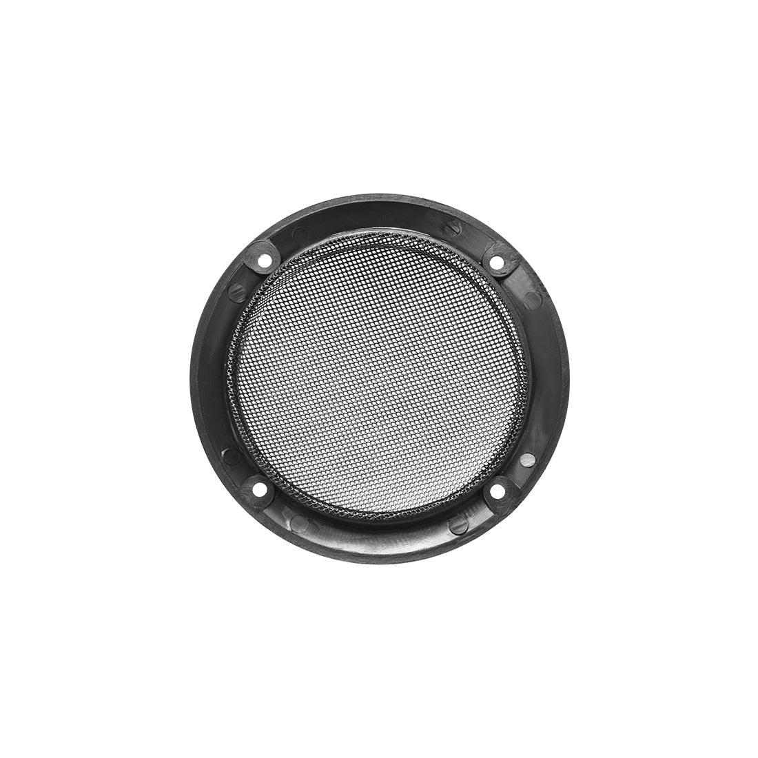 uxcell Uxcell 2" Speaker Grill Mesh Decorative Circle Woofer Guard Protector Cover Audio Parts Black