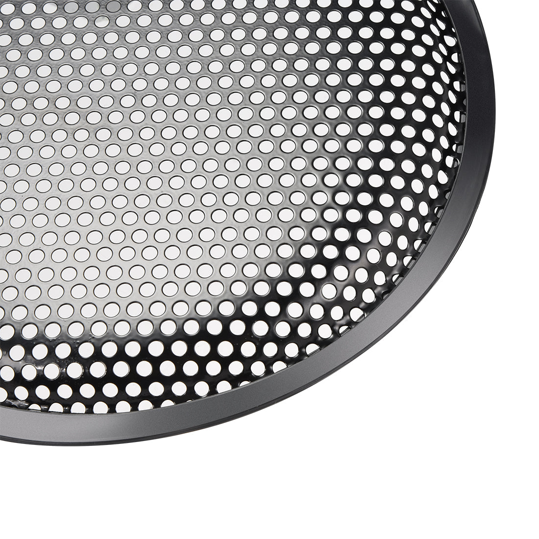 uxcell Uxcell 15" Speaker Waffle Grill Metal Mesh Audio Subwoofer Guard Protector Cover with Clips,Screws