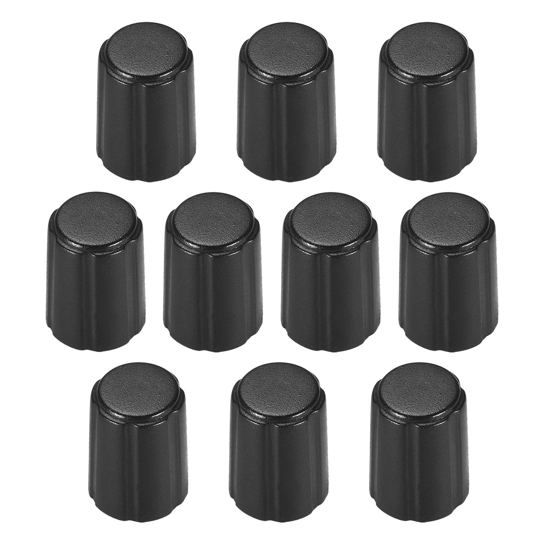 uxcell Uxcell 10pcs,4x6mm Potentiometer Control Knobs for Electric Guitar Volume Tone Black