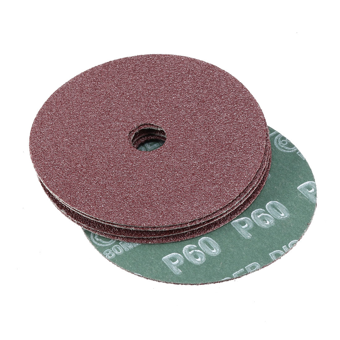 Uxcell Uxcell 4-Inch x 5/8-Inch Aluminum Oxide Resin Fiber Discs, Center Hole 120 Grit Sanding Grinding Discs, 15 Pcs