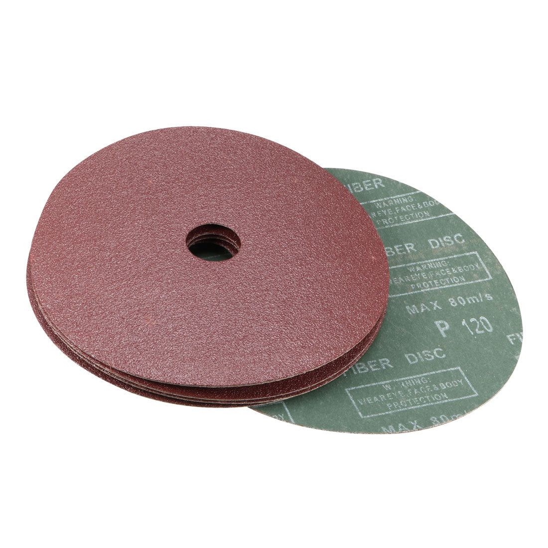 uxcell Uxcell Aluminum Oxide Resin Fiber Discs Tool, Center Hole Sanding Grinding Discs