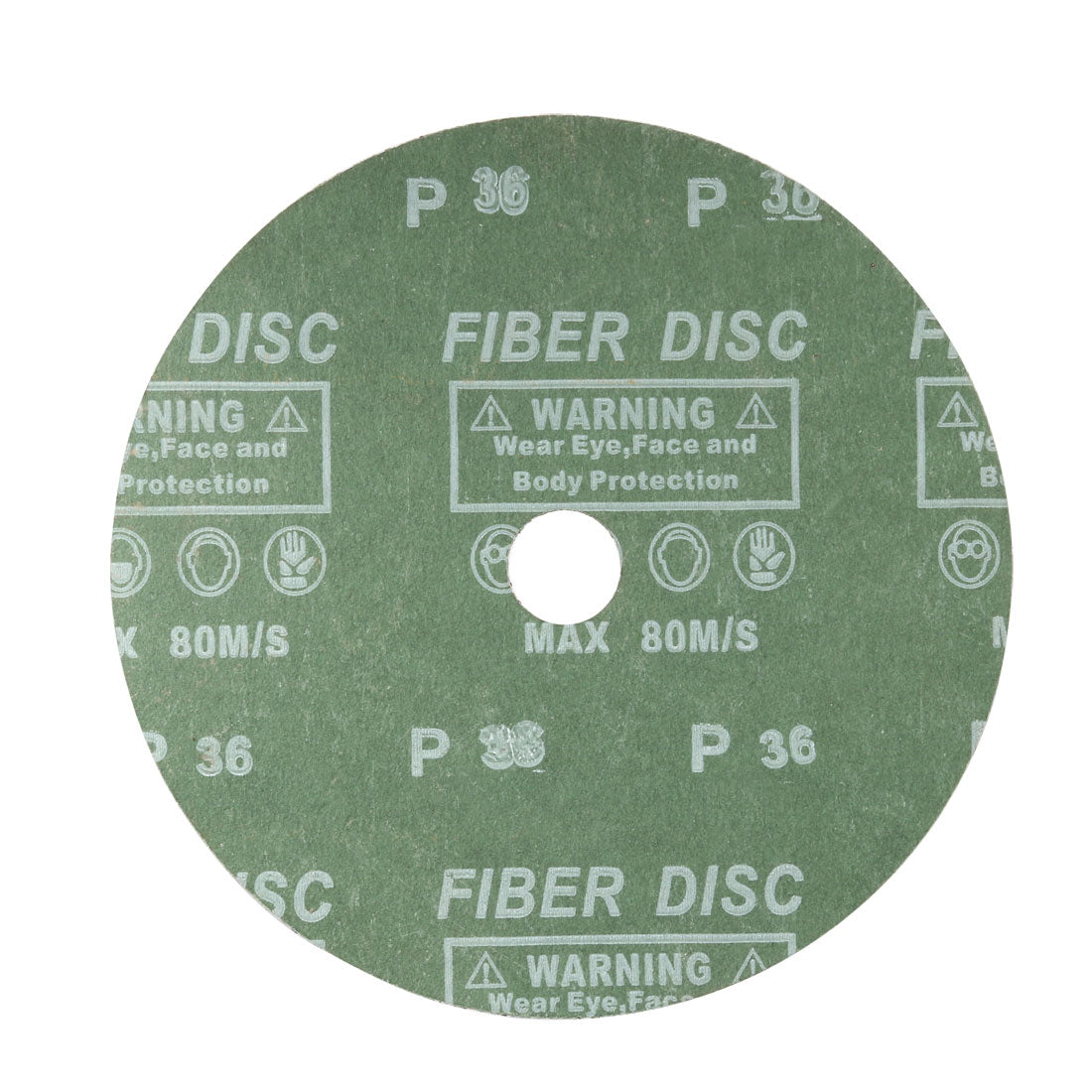 uxcell Uxcell Aluminum Oxide Resin Fiber Discs, Center Hole Sanding Grinding Discs Pad