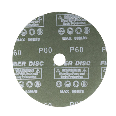 Harfington Uxcell Aluminum Oxide Resin Fiber Discs, Center Hole Sanding Grinding Discs Pad