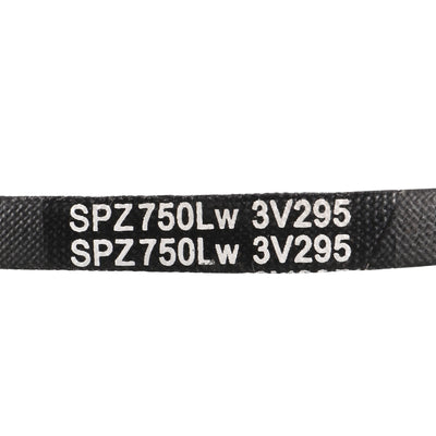 Harfington Uxcell SPZ750 Drive V-Belt Pitch Length 750mm Industrial Rubber Transmission Belt