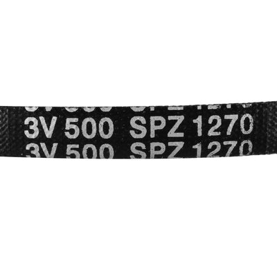 Harfington Uxcell SPZ1270 Drive V-Belt Pitch Length 1270mm Industrial Rubber Transmission Belt