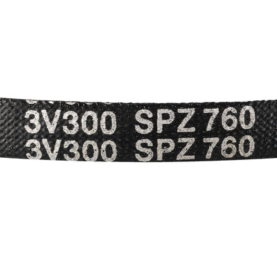 Harfington Uxcell SPZ760 Drive V-Belt Pitch Length 760mm Industrial Rubber Transmission Belt