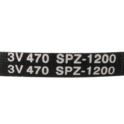 Harfington Uxcell SPZ1200 Drive V-Belt Pitch Length 1200mm Industrial Rubber Transmission Belt