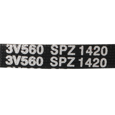 Harfington Uxcell SPZ1420 Drive V-Belt Pitch Length 1420mm Industrial Rubber Transmission Belt